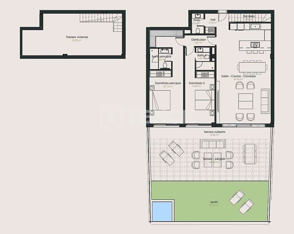 2 chambre Appartement à vendre à Los Arqueros avec piscine - 990 000 € (Ref: 9570264)