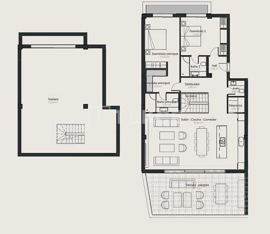 2 Zimmer Wohnung zu verkaufen in Los Arqueros mit Pool - 1.045.000 € (Ref: 9570265)