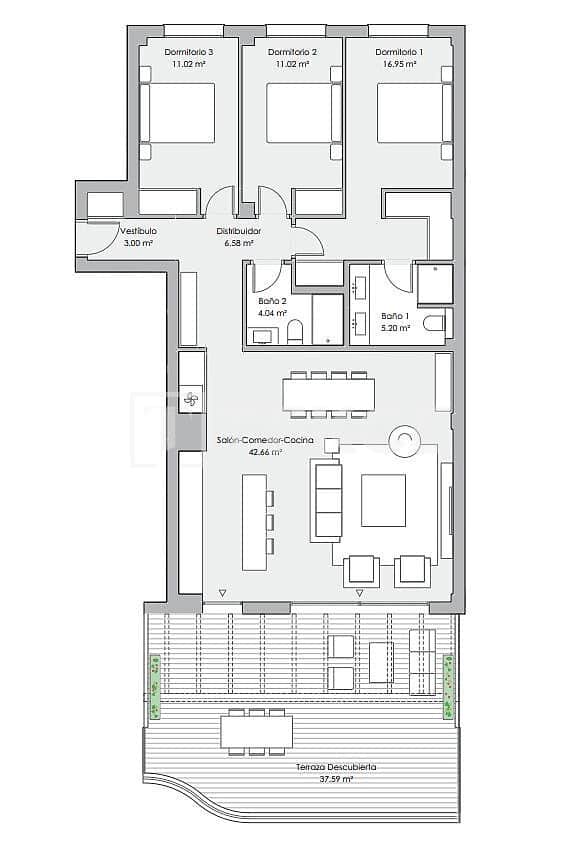 2 quarto Apartamento para venda em El Paraiso com piscina - 668 000 € (Ref: 9570270)