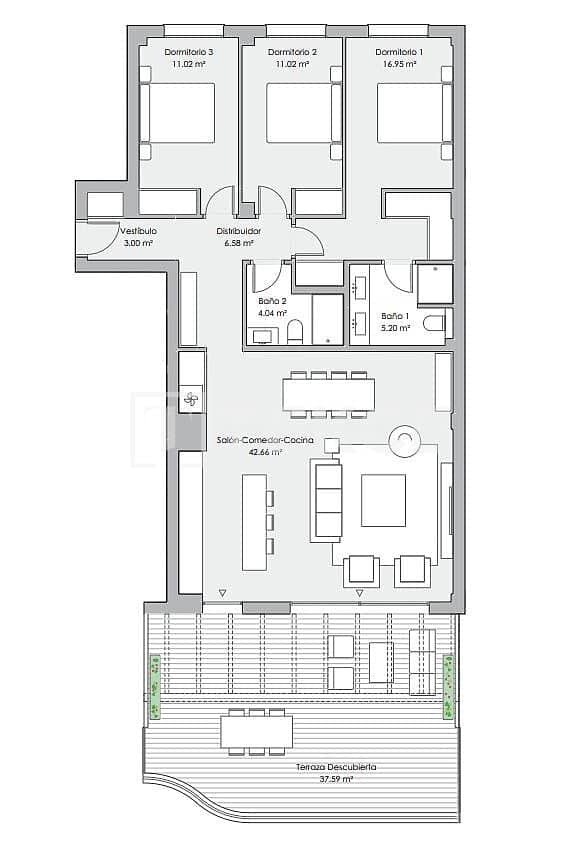 3 soveværelse Lejlighed til salg i El Paraiso med swimmingpool - € 825.000 (Ref: 9570272)