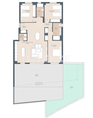 2 sovrum Lägenhet till salu i Estepona med pool - 537 000 € (Ref: 9573463)