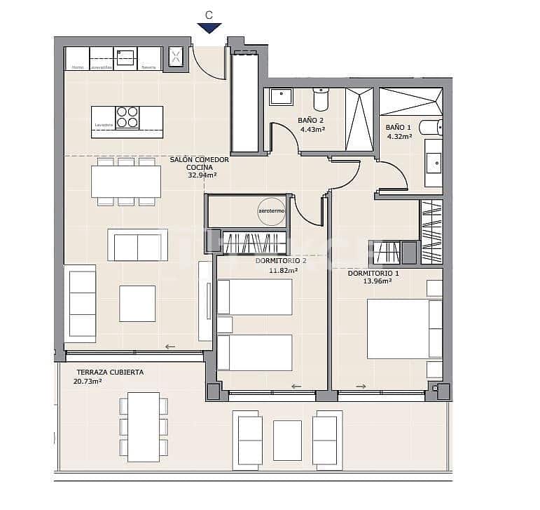 2 sovrum Lägenhet till salu i Fuengirola med pool - 490 000 € (Ref: 9590398)