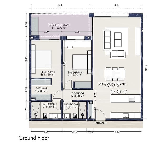 1 Zimmer Wohnung zu verkaufen in San Pedro de Alcantara - 399.000 € (Ref: 9590401)
