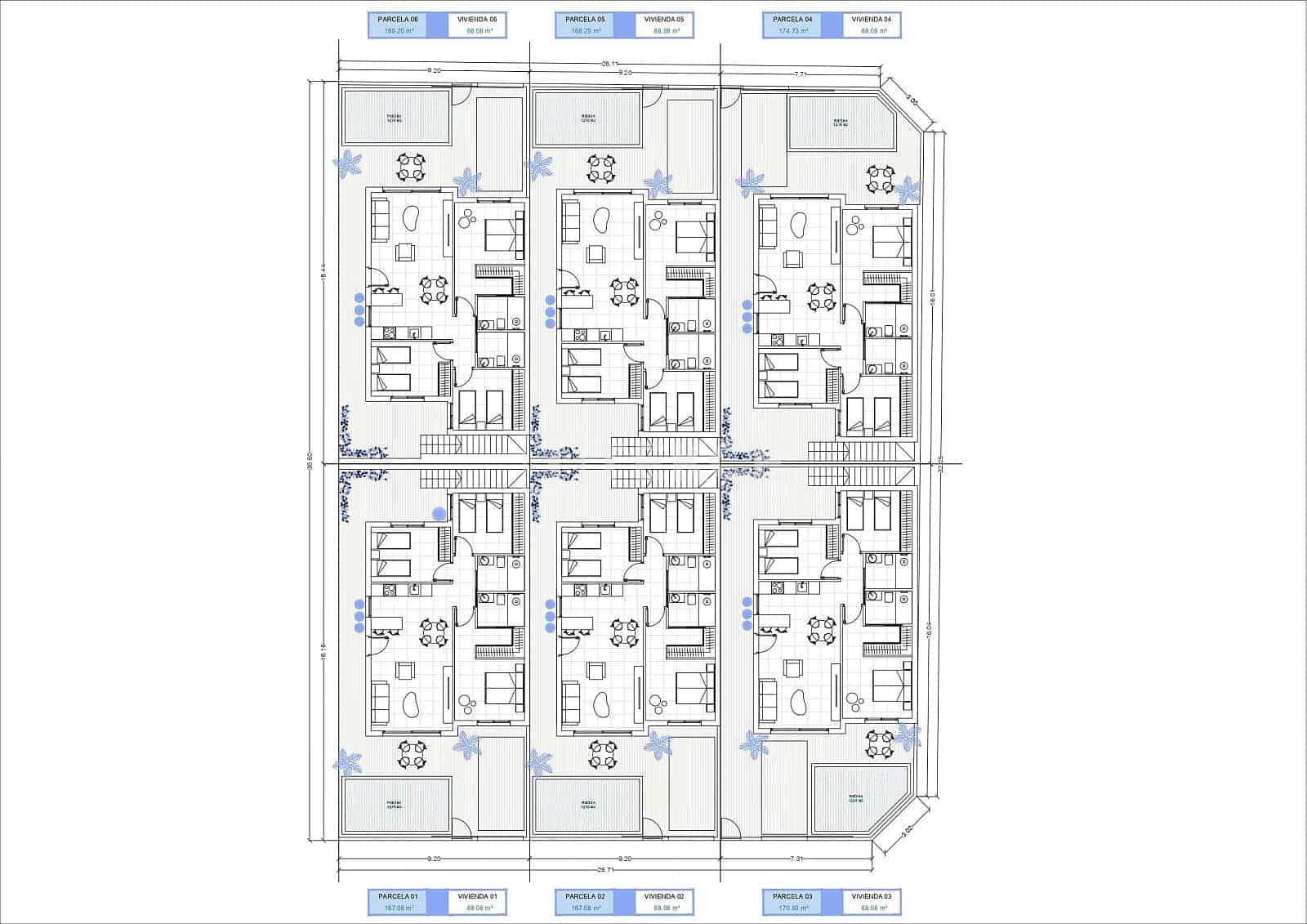 3 bedroom Villa for sale in Torre-Pacheco with pool - € 260,000 (Ref: 9590406)