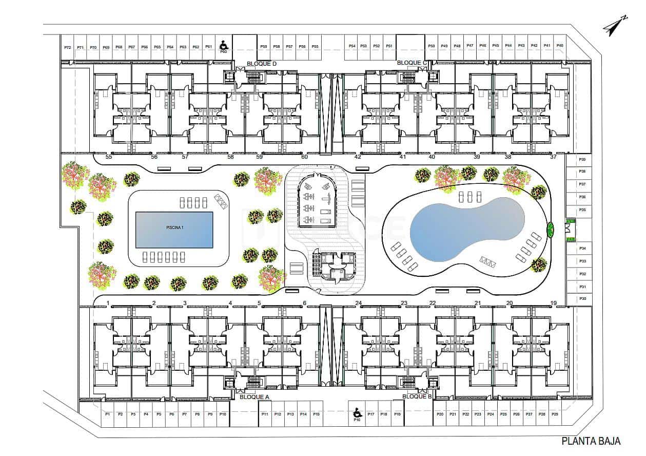 3 camera da letto Appartamento in vendita in San Cayetano con piscina - 297.000 € (Rif: 9598433)