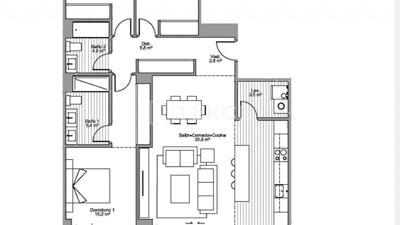 2 soverom Leilighet til salgs i Torremolinos med svømmebasseng - € 691 000 (Ref: 9598441)