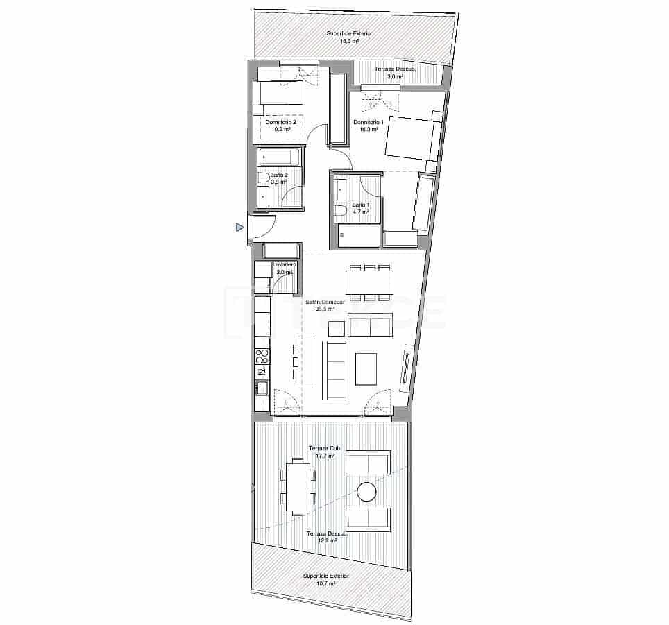 2 soverom Leilighet til salgs i Torremolinos med svømmebasseng garasje - € 779 000 (Ref: 9598441)