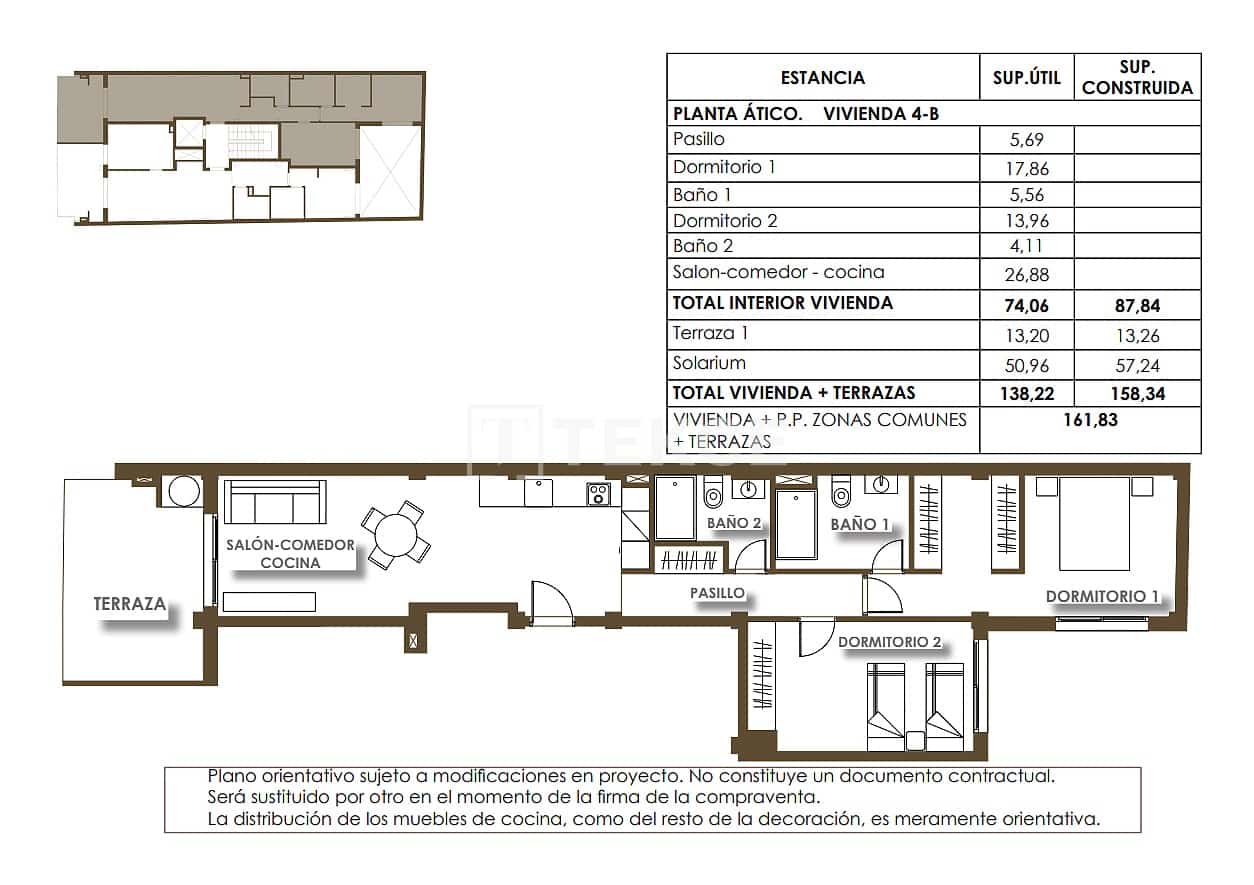 1 bedroom Flat for sale in Torrevieja with pool - € 235,000 (Ref: 9603659)