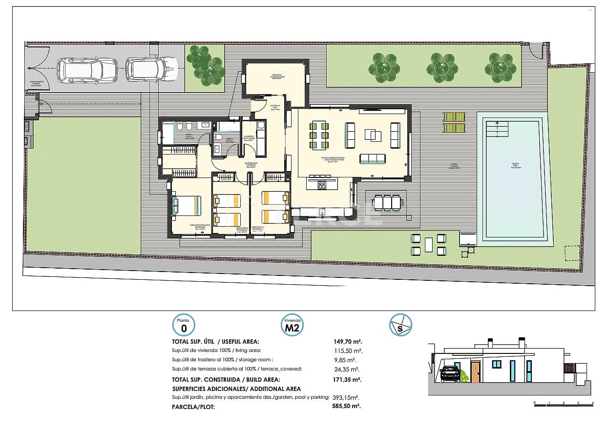 3 soveværelse Villa til salg i Finestrat med swimmingpool - € 650.000 (Ref: 9614505)