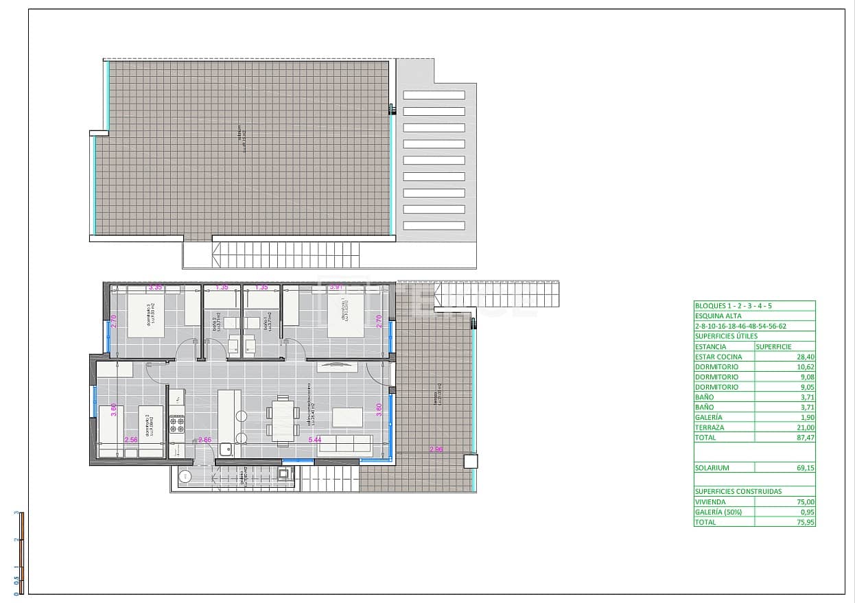 2 soveværelse Lejlighed til salg i Pilar de la Horadada med swimmingpool - € 293.000 (Ref: 9614506)