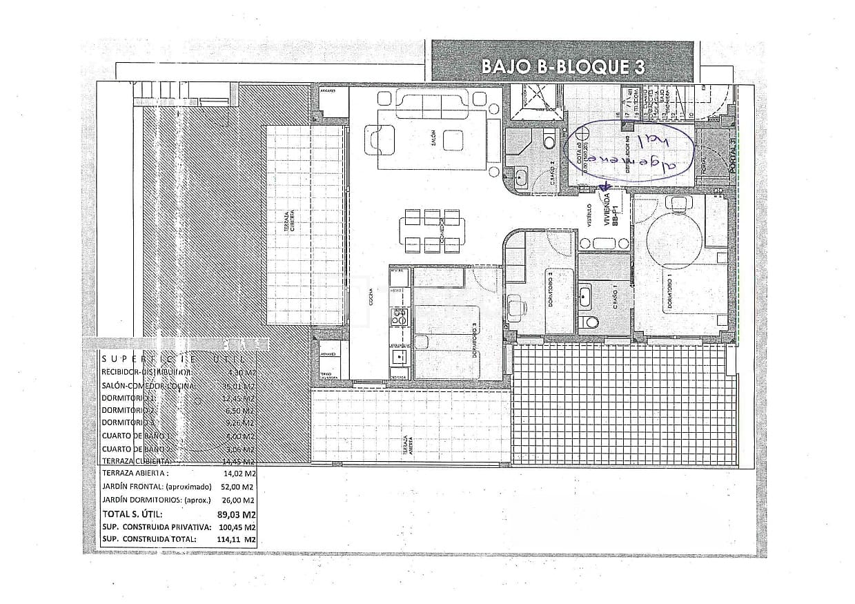 3 bedroom Flat for sale in La Zenia with pool - € 315,000 (Ref: 9626968)