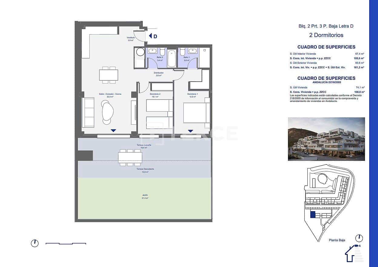 1 Zimmer Wohnung zu verkaufen in Pulpi mit Pool - 177.000 € (Ref: 9629475)
