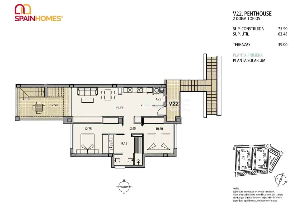 3 soverom Leilighet til salgs i Estrella de Mar med svømmebasseng - € 239 000 (Ref: 9636103)