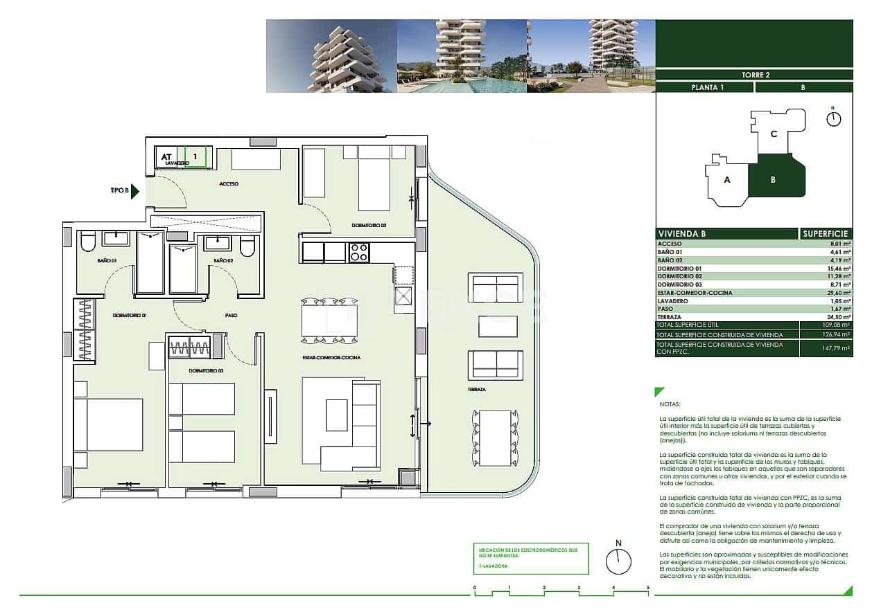 2 soverom Leilighet til salgs i Calpe / Calp med svømmebasseng - € 875 000 (Ref: 9636104)
