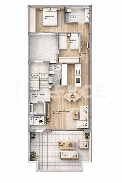 3 chambre Appartement à vendre à Guardamar del Segura - 295 000 € (Ref: 9643569)