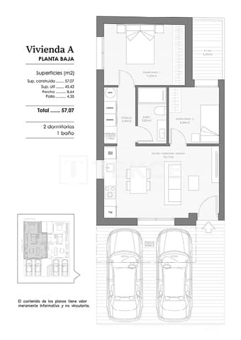 3 slaapkamer Flat te koop in Benejúzar - € 226.000 (Ref: 9643575)