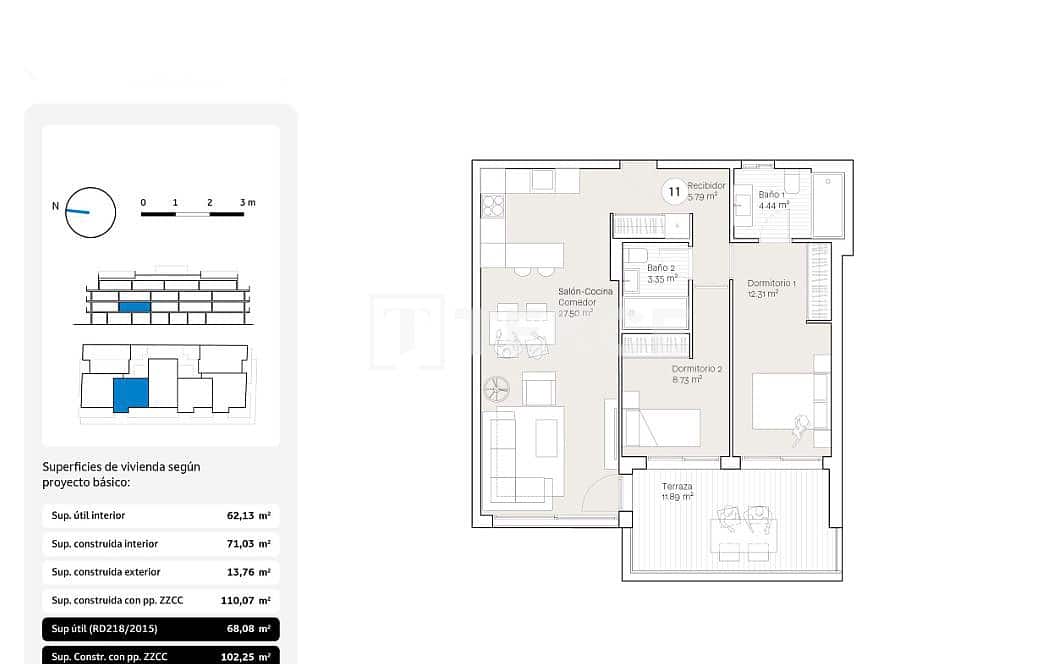 1 bedroom Flat for sale in Torre de Benagalbon with pool - € 227,000 (Ref: 9646476)