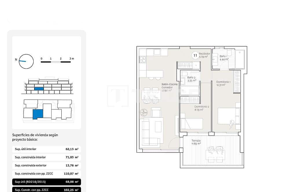 Piso de 2 habitaciones en Torre de Benagalbon en venta con piscina - 422.000 € (Ref: 9646478)
