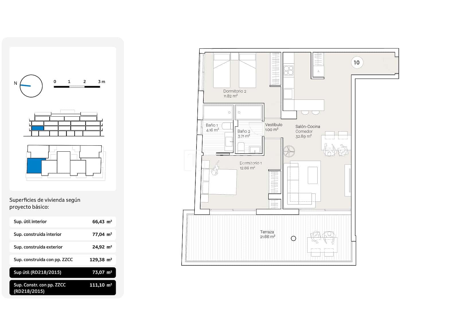 2 camera da letto Appartamento in vendita in Torre de Benagalbon con piscina - 557.000 € (Rif: 9646479)