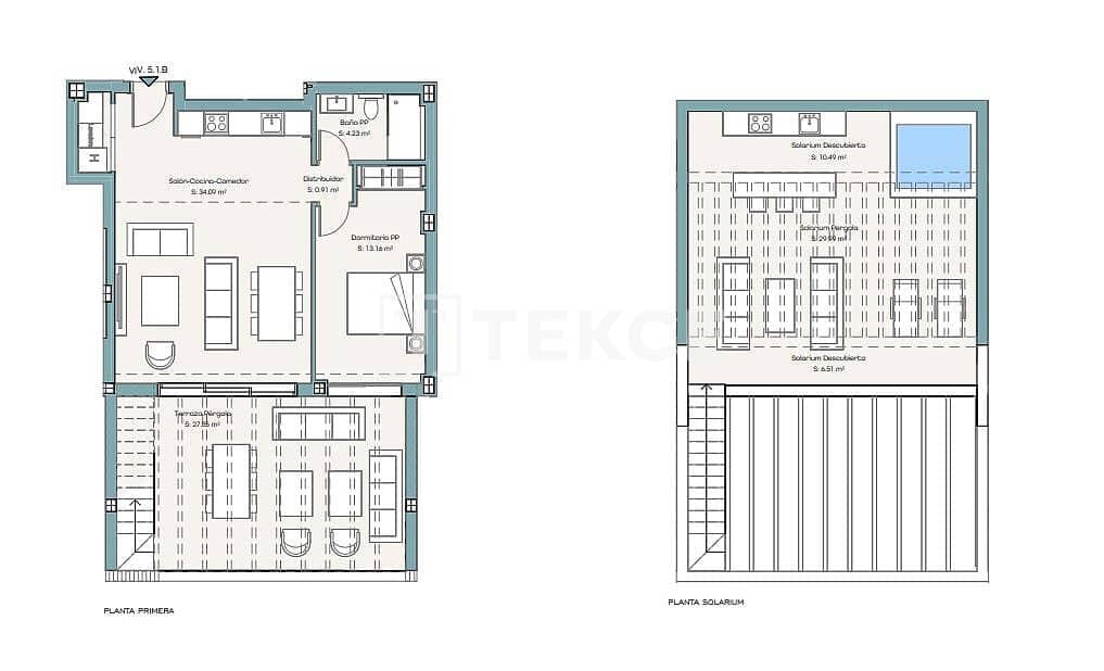 1 sovrum Lägenhet till salu i El Paraiso med pool - 549 000 € (Ref: 9650903)