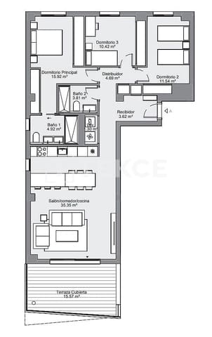 1 quarto Apartamento para venda em Las Lagunas de Mijas, Mijas com piscina - 320 000 € (Ref: 9654425)