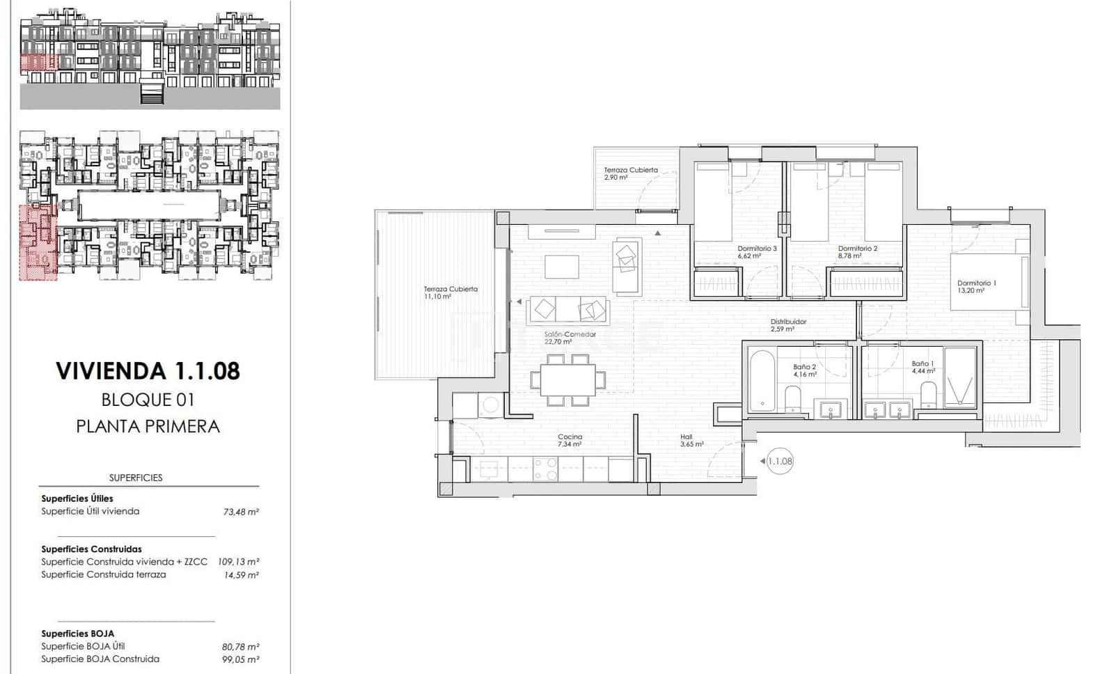 3 makuuhuone Asunto myytävänä paikassa Estepona mukana uima-altaan - 545 000 € (Ref: 9654426)