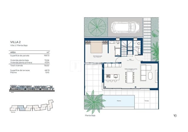 Chalet de 3 habitaciones en Cañada de San Pedro, Murcia ciudad en venta con piscina - 595.000 € (Ref: 9665612)