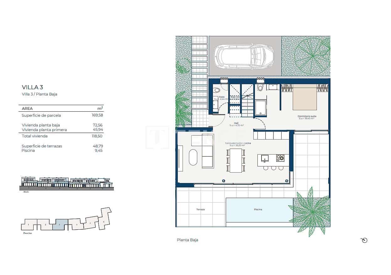 Chalet de 3 habitaciones en Cañada de San Pedro en venta con piscina - 595.000 € (Ref: 9665612)
