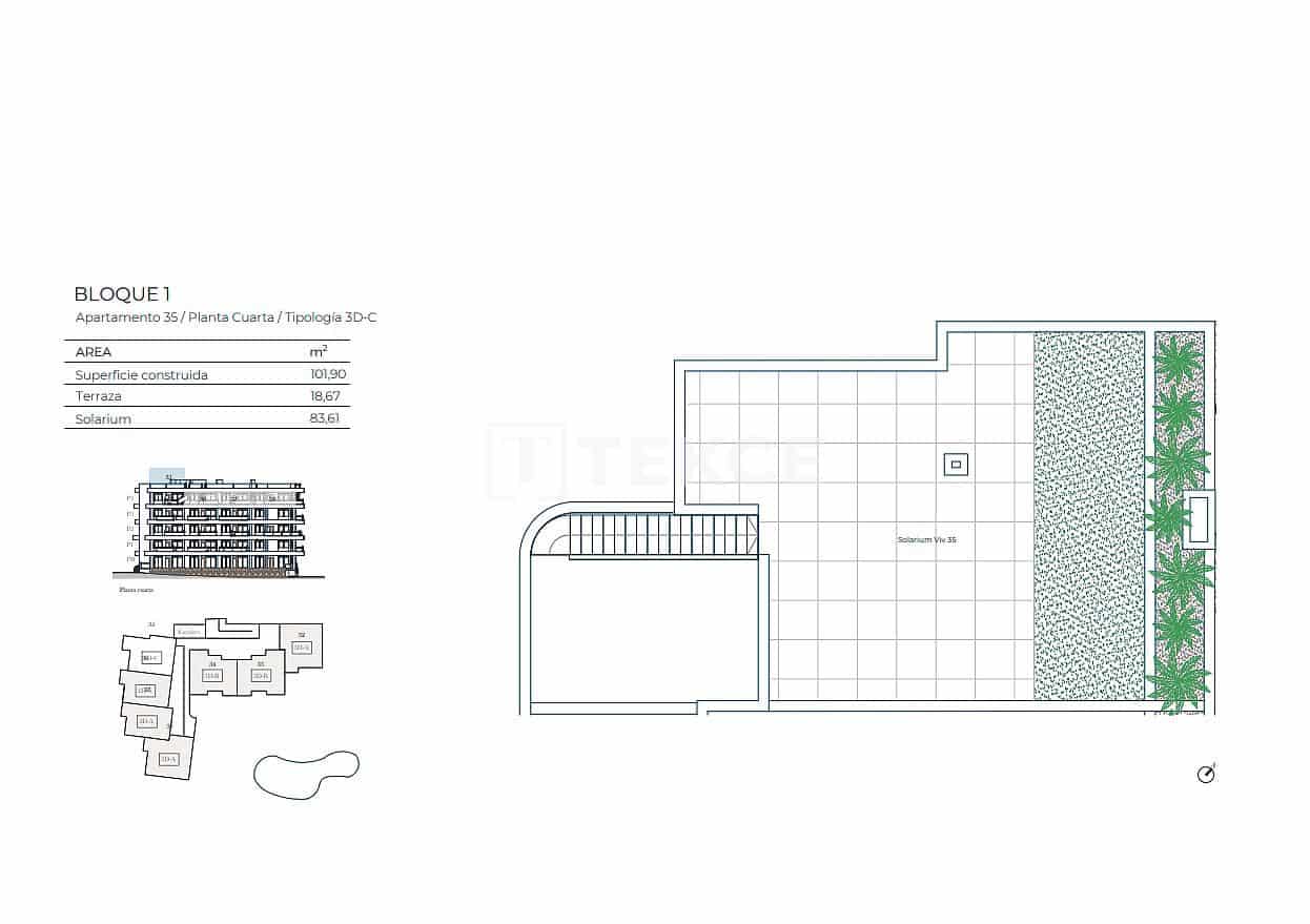 Piso de 2 habitaciones en Cañada de San Pedro en venta con piscina - 315.000 € (Ref: 9665619)