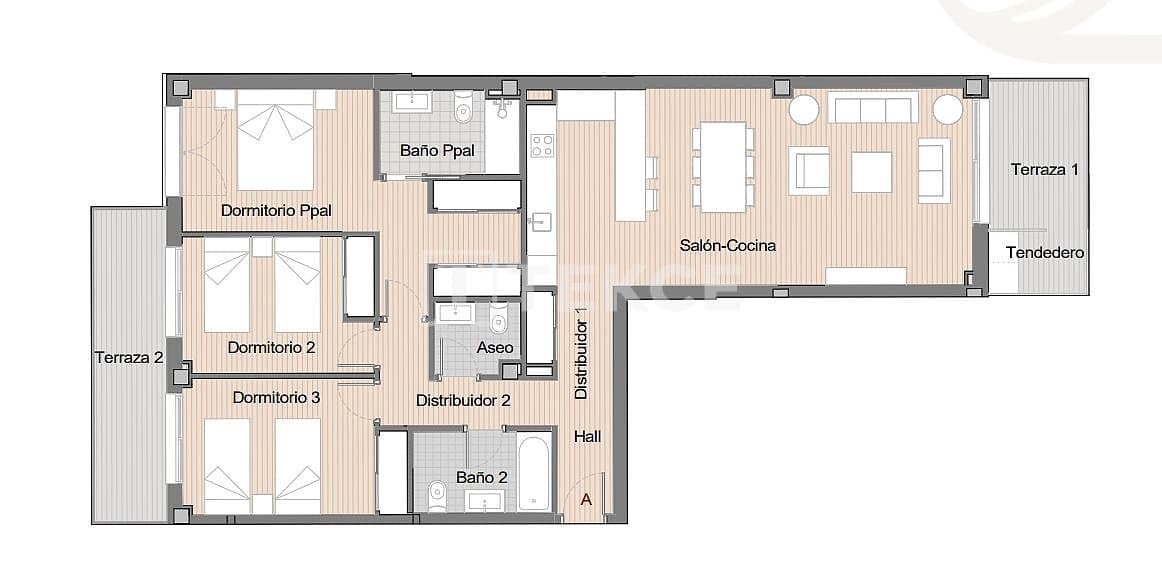 2 quarto Apartamento para venda em Estepona com piscina - 380 000 € (Ref: 9673594)
