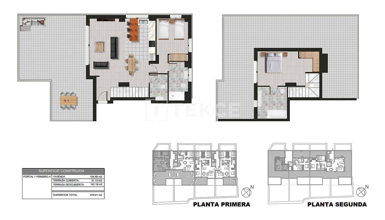 2 soveværelse Lejlighed til salg i Casares med swimmingpool - € 575.000 (Ref: 9700333)