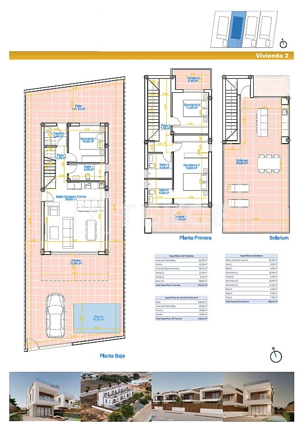 3 bedroom Villa for sale in Pilar de la Horadada with pool - € 550,000 (Ref: 9714284)