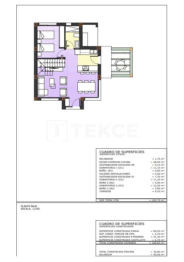 3 chambre Villa/Maison à vendre à La Manga del Mar Menor avec piscine - 595 000 € (Ref: 9714286)