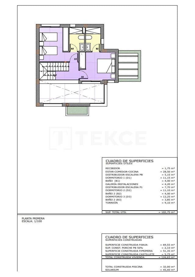 3 chambre Villa/Maison à vendre à La Manga del Mar Menor avec piscine - 595 000 € (Ref: 9714286)