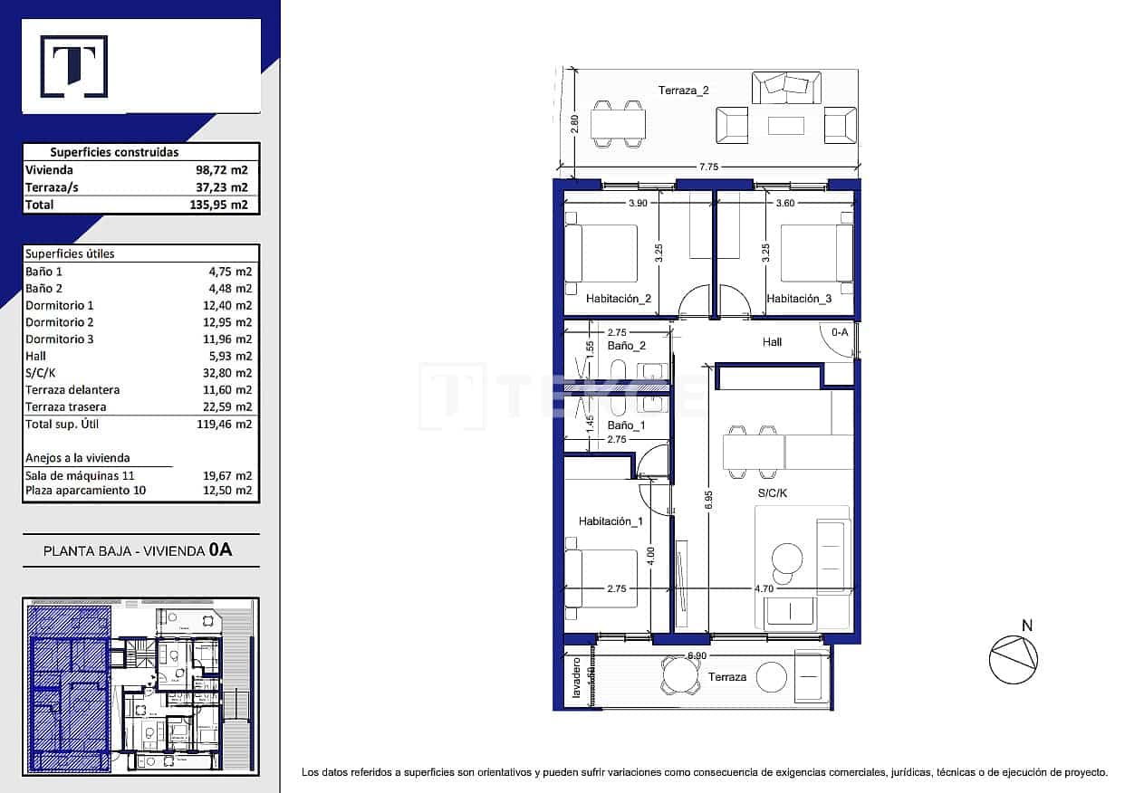 3 camera da letto Appartamento in vendita in La Villajoyosa / Vila Joiosa con piscina - 352.000 € (Rif: 9719124)