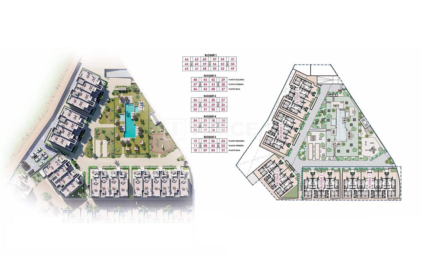 Piso de 2 habitaciones en Los Alcázares en venta con piscina - 359.000 € (Ref: 9719134)