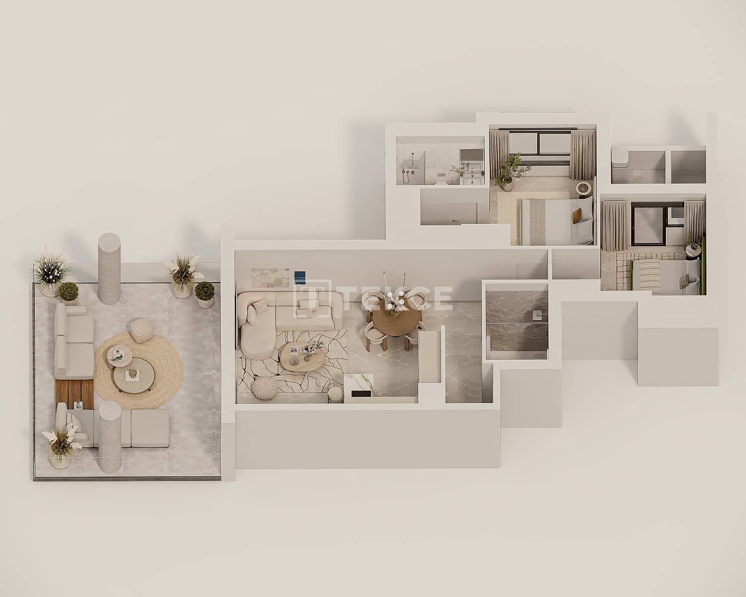 2 slaapkamer Flat te koop in Calpe / Calp met zwembad - € 450.000 (Ref: 9719140)