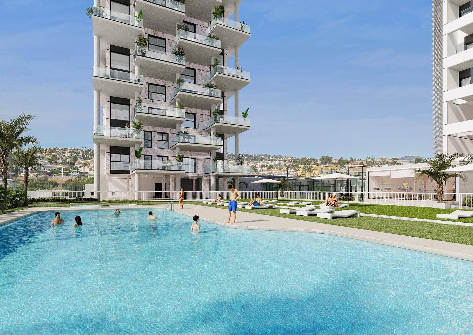 3 sovrum Lägenhet till salu i Calpe / Calp med pool - 1 100 000 € (Ref: 9719142)
