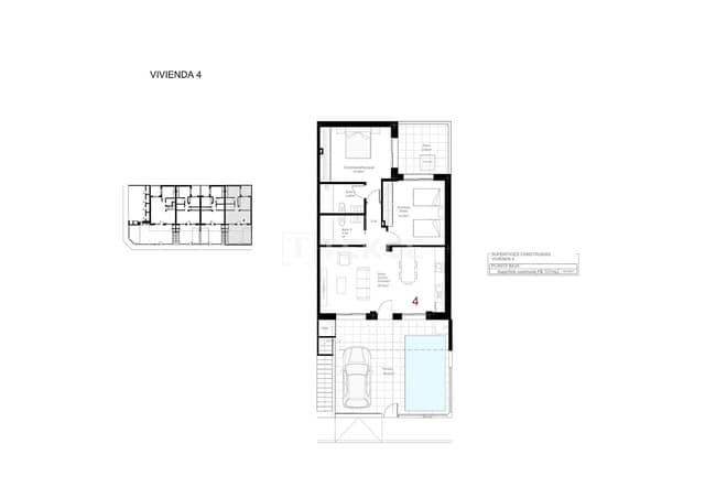 2 soveværelse Lejlighed til salg i San Pedro del Pinatar med swimmingpool - € 320.000 (Ref: 9719156)