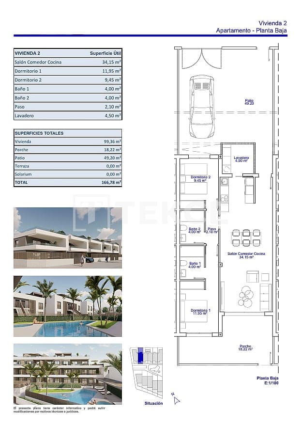 3 chambre Appartement à vendre à Pilar de la Horadada avec piscine - 345 000 € (Ref: 9719161)