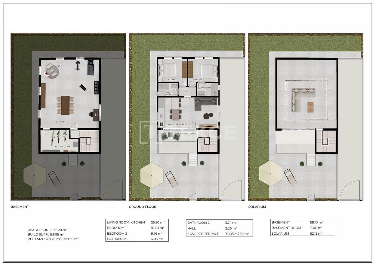 2 bedroom Villa for sale in Mazarron with pool - € 292,000 (Ref: 9719167)
