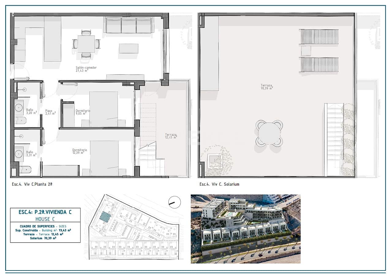 3 bedroom Flat for sale in Aguilas with pool - € 354,000 (Ref: 9726184)
