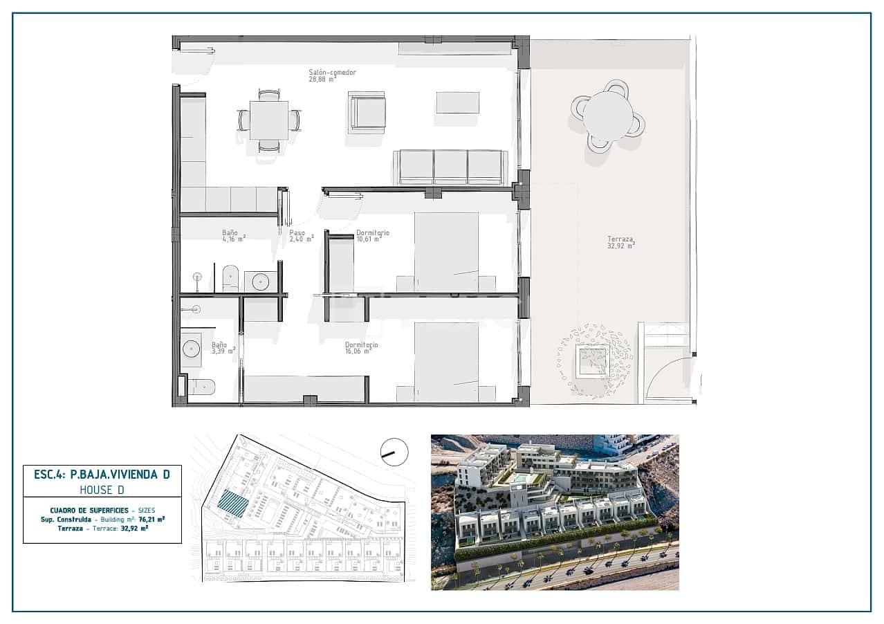 3 bedroom Flat for sale in Aguilas with pool - € 354,000 (Ref: 9726184)