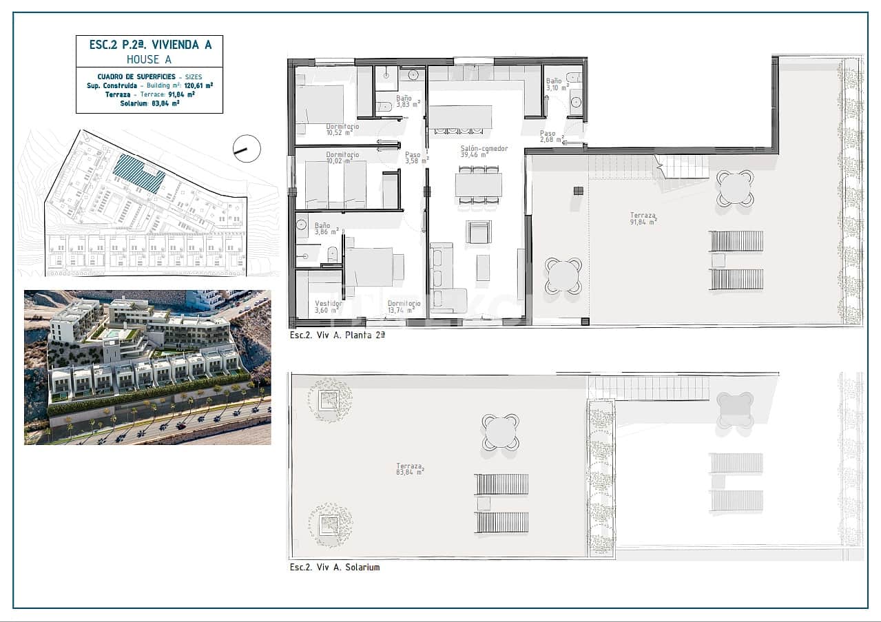 3 bedroom Flat for sale in Aguilas with pool - € 354,000 (Ref: 9726184)