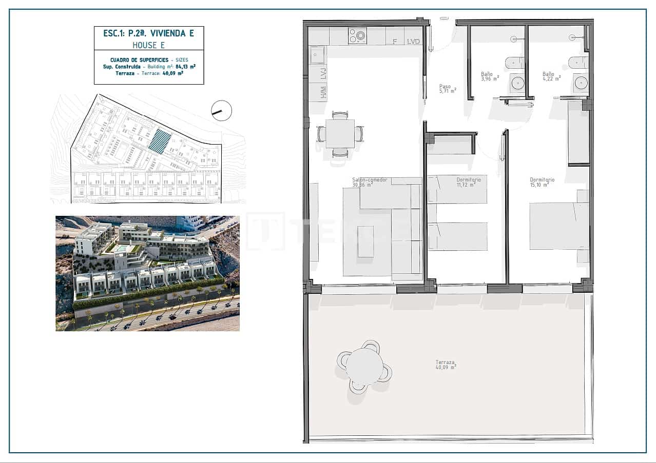 3 bedroom Flat for sale in Aguilas with pool - € 354,000 (Ref: 9726184)
