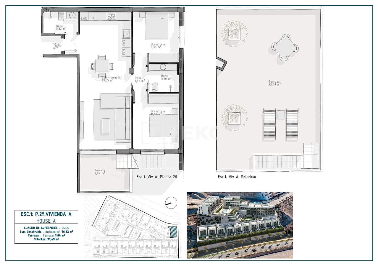 3 bedroom Flat for sale in Aguilas with pool - € 354,000 (Ref: 9726184)