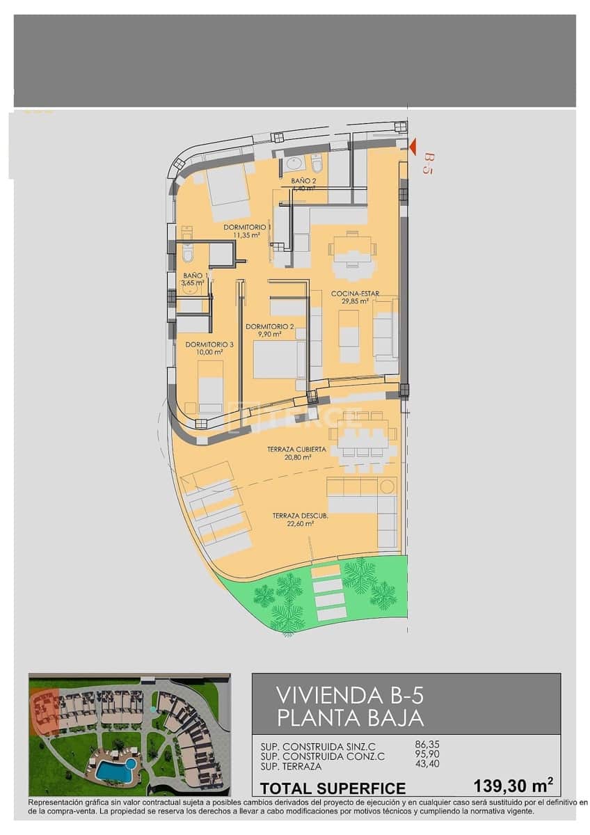 2 camera da letto Appartamento in vendita in Los Alcazares con piscina - 360.000 € (Rif: 9734989)