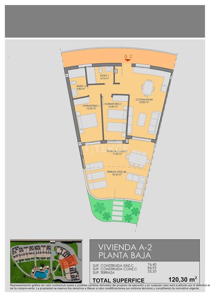 2 camera da letto Appartamento in vendita in Los Alcazares con piscina - 360.000 € (Rif: 9734989)