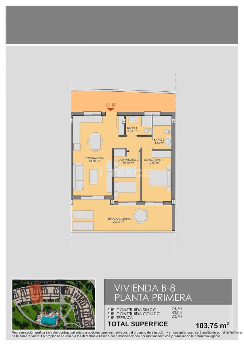 2 camera da letto Appartamento in vendita in Los Alcazares con piscina - 360.000 € (Rif: 9734989)