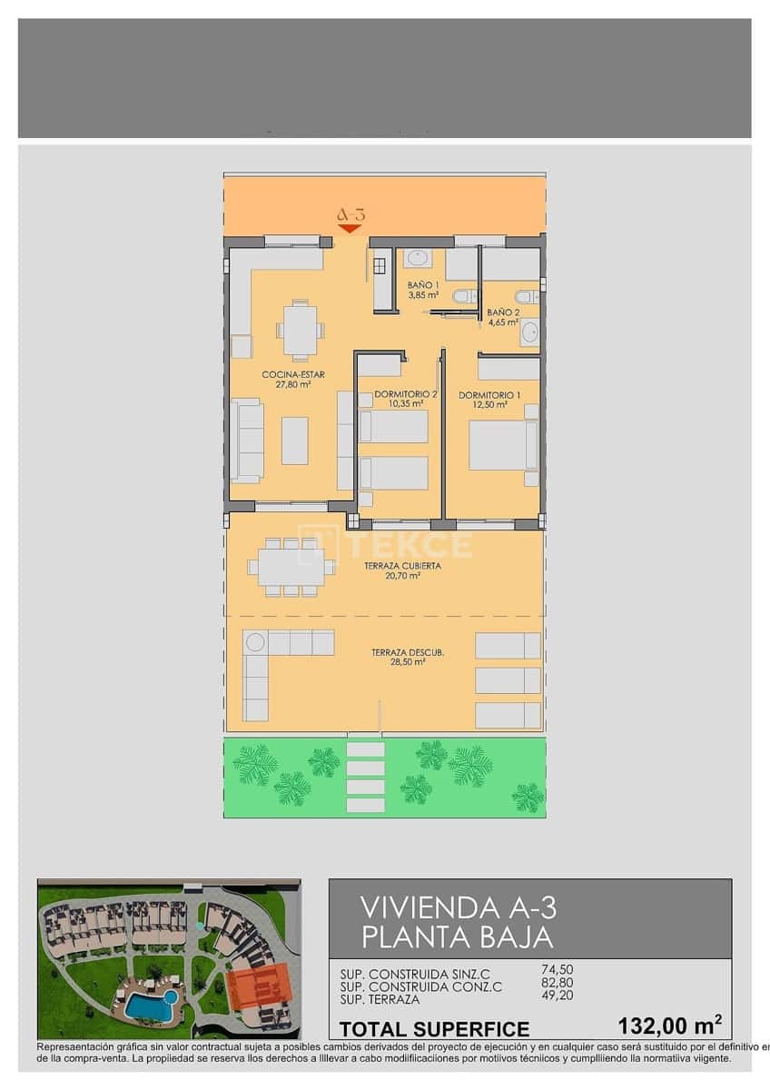 3 bedroom Flat for sale in Los Alcazares with pool - € 410,000 (Ref: 9734990)